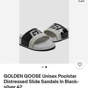 Golden goose slides size 6